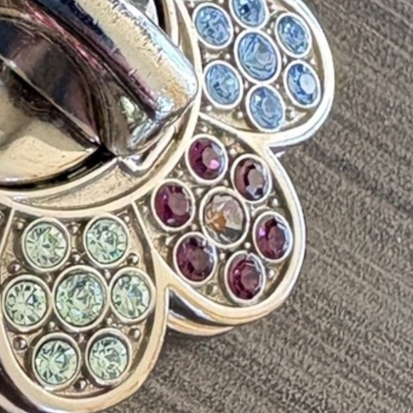 Coach Legacy Daisy Crystal Turnlock Valet Keychain 2007 - Picture 11 of 11